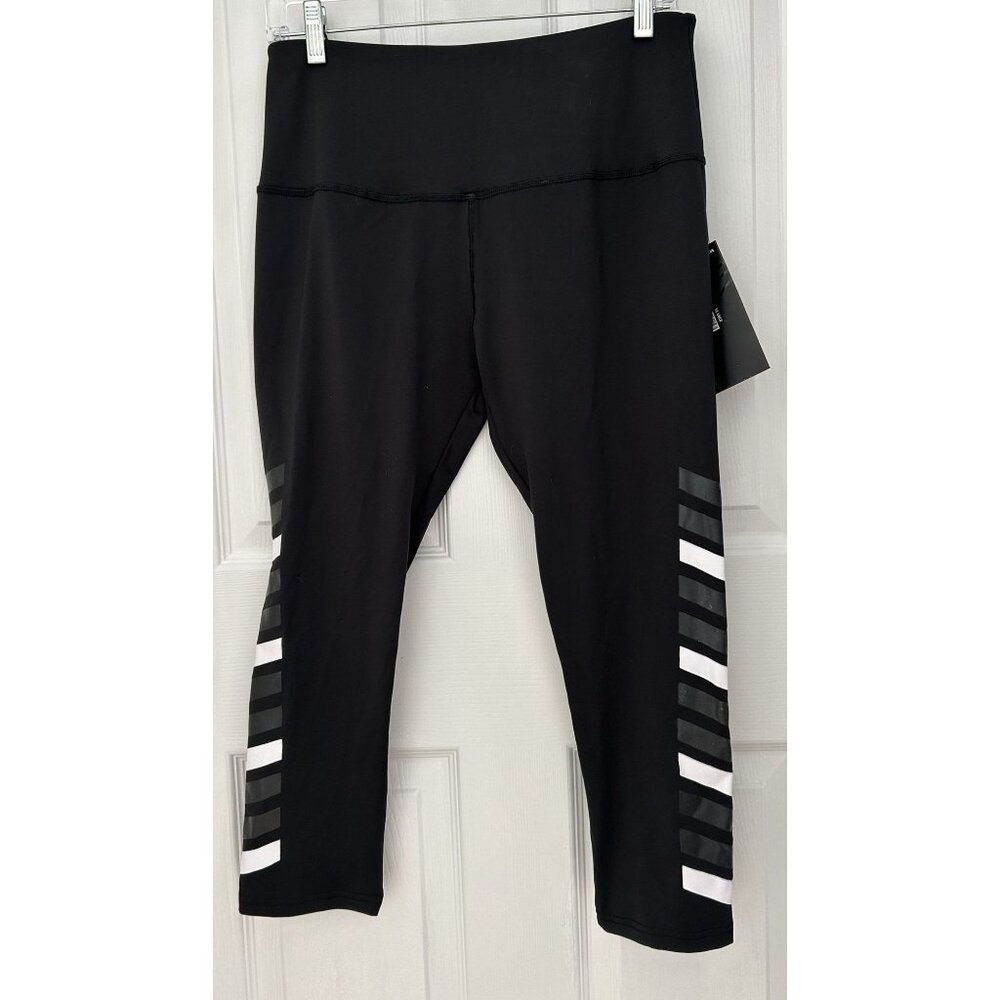 BSP Better Sports Performance Womens Athletic Yoga Fitted Leggings Size XL Black